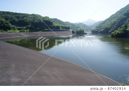 大門ダムと清里湖 87402914