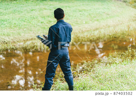 池の水質調査 87403502