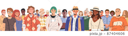 Diverse Multicultural and Multiracial People Group 87404606