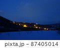 盤渓から見た真駒内の夜景 87405014