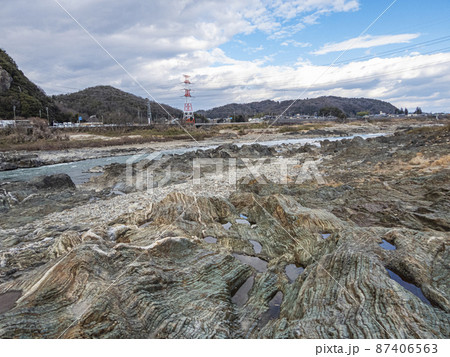 チャート露出地帯　木曽川シーケンス 87406563
