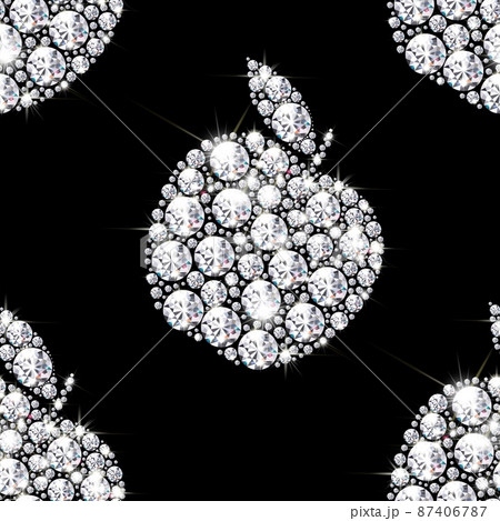 Seamless pattern with an apple vector Seamless pattern with an apple vector 87406787