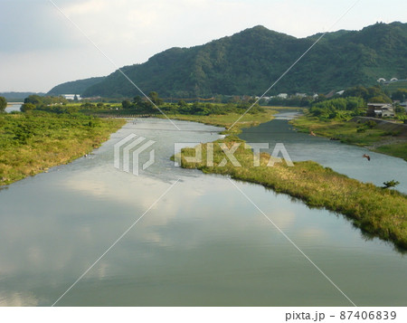 小倉橋から見た相模川 87406839