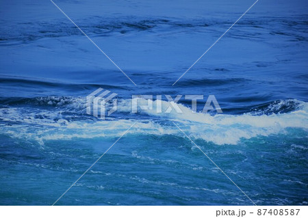 渦の花　ストリーム・エネルギーのイメージ　素材　背景 87408587