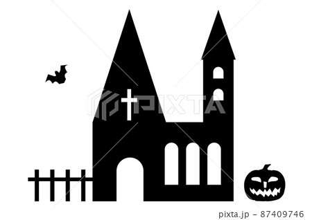 Building Halloween Cathedral Horror Church Festive Illustration Building Halloween Cathedral Horror Church Festive Illustration 87409746