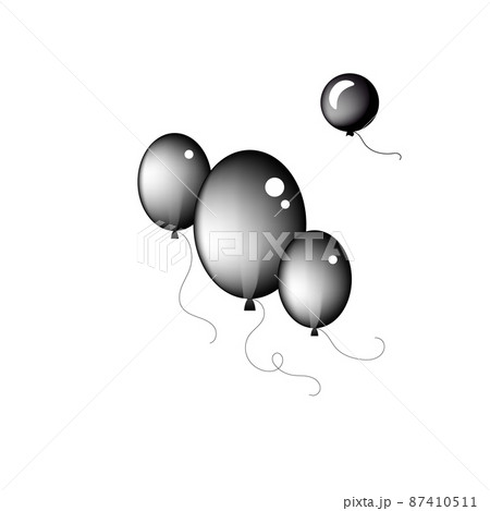 Balloon icon on white background 87410511