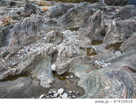 チャート露出地帯　木曽川シーケンス 87410919