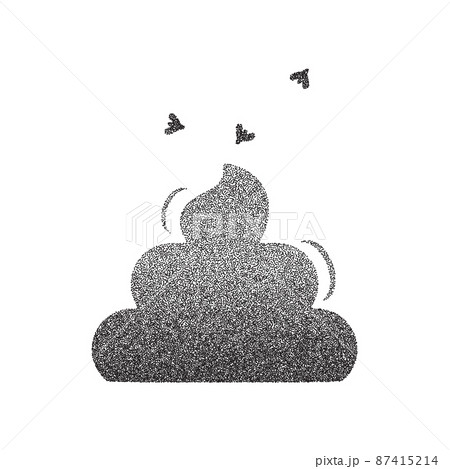 Simple Poop Icon On White Background 87415214