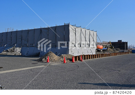 アリーナ建設予定地・神戸港新港第2突堤の住友倉庫群 87420420