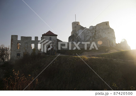 Rabsztyn medieval castle in Silesia, Poalnd 87420500