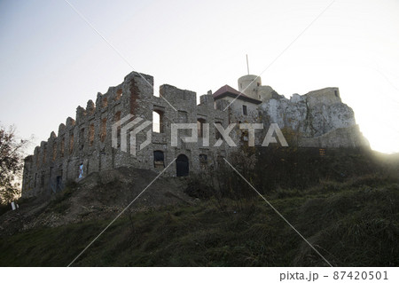 Rabsztyn medieval castle in Silesia, Poalnd 87420501