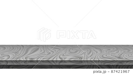 Realistic gray stone table top, background for presentation - Vector 87421967