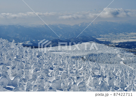 山形蔵王　樹氷原のスノーモンスター 87422711