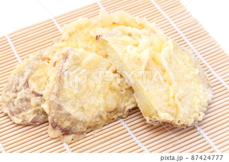 さつまいもの天ぷら【チラシ用素材】 87424777