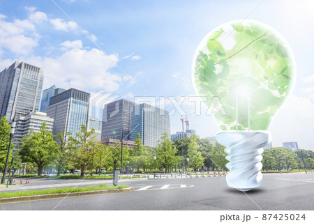クリーンエネルギーイメージ 87425024
