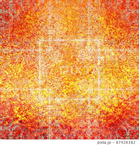 オレンジ 黄 金 カラフル 透明感 明るい 素材 背景 壁紙のイラスト素材