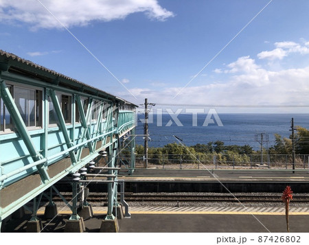 根府川駅　JR東日本　 87426802
