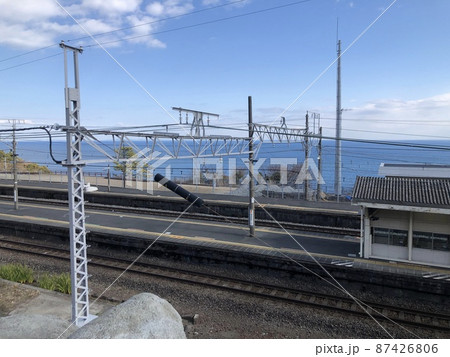 根府川駅　JR東日本　 87426806