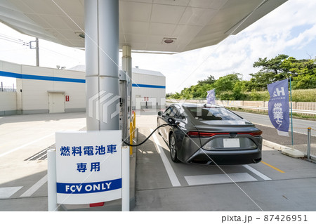 水素ステーション　水素充填　FCV　燃料電池車 87426951