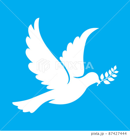 White peace dove 87427444