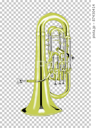 Euphonium real illustration color 87430414