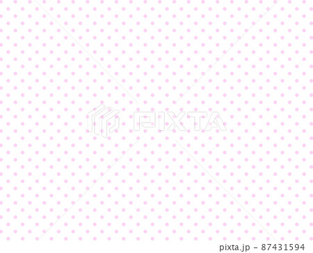 細かいドット柄のシンプル背景素材　ポルカドット 87431594