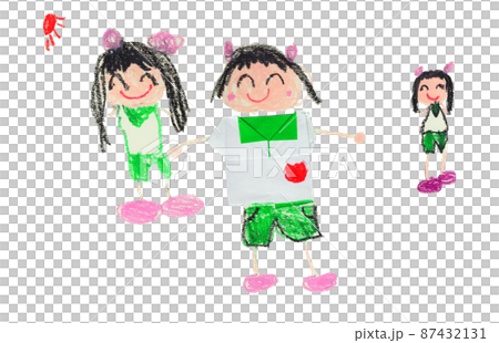 孩子畫的運動會圖片 87432131