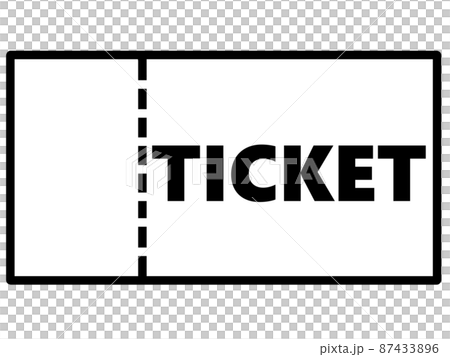 チケットのイラスト素材 87433896