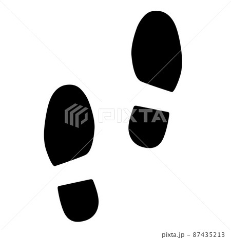 靴の足跡 87435213