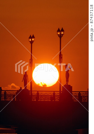 夕陽 in 幣舞橋 87437118