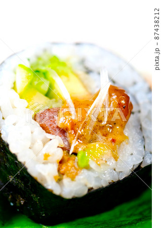 fresh sushi choice combination assortment selection fresh sushi choice combination assortment selection 87438212
