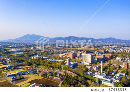 つくば市内の街並み（茨城県	） 87438353