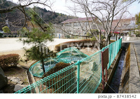 【休校】倉敷市立琴浦北小学校の風景11　岡山県倉敷市 87438542