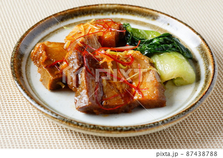 豚の角煮 和食 豚の角煮 和食 87438788