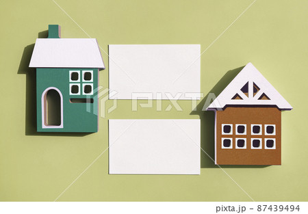 名刺 住宅 家 87439494