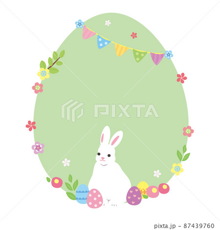 素材-イースター(2022)9-1文字なしベク 素材-イースター(2022)9-1文字なしベク 87439760
