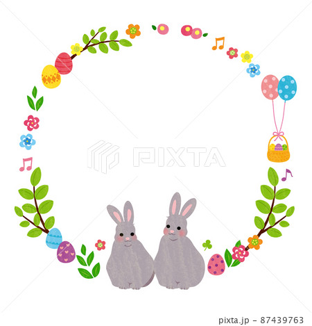 素材-イースター（2022）8文字なし 87439763