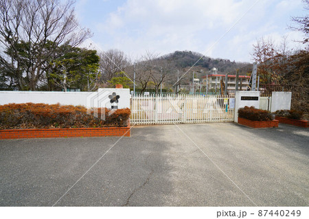 【廃校】倉敷市立霞丘小学校の風景1 岡山県倉敷市 【廃校】倉敷市立霞丘小学校の風景1 岡山県倉敷市 87440249