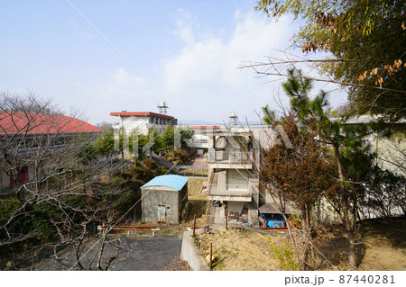 【廃校】倉敷市立霞丘小学校の風景13　岡山県倉敷市 87440281