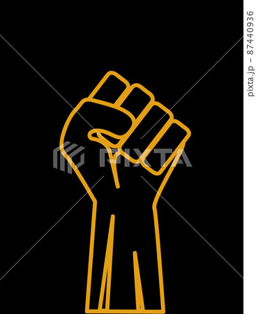 Fist up icon vector illustration 87440936