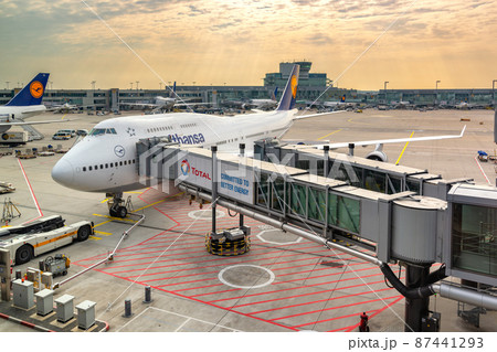 Frankfurt Airport one of the busiest airports main hub for Lufthansa, Germany 87441293