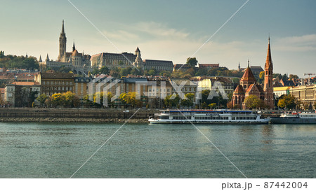 Buda Castle District of Budapest with Matthias Church and Fisherman Bastion in Budapest, Hungary Buda Castle District of Budapest with Matthias Church and Fisherman Bastion in Budapest, Hungary 87442004