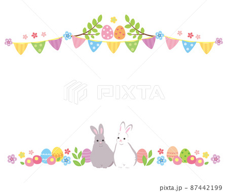 素材-イースター(2022)4文字なしベク 素材-イースター(2022)4文字なしベク 87442199