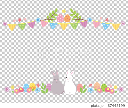 素材-イースター(2022)4文字なしベク 素材-イースター(2022)4文字なしベク 87442199