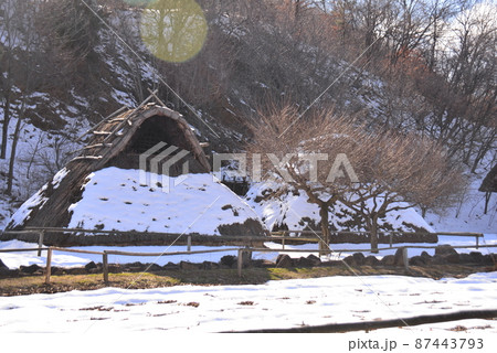 早春の科野のムラ 早春の科野のムラ 87443793