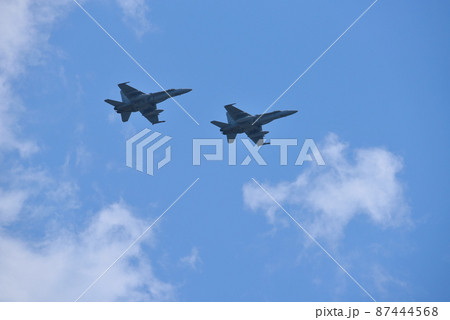 F/A-18D戦闘攻撃機　編隊飛行 87444568