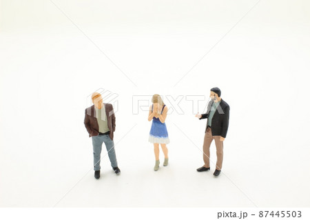 the Friendly chat, the fun of mini figure together 87445503