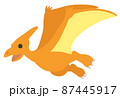 オレンジ色のプテラノドン 87445917