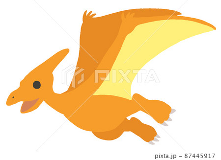 オレンジ色のプテラノドン 87445917