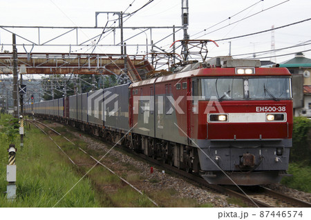 西濃運輸の専用貨物列車(栃木県内) 西濃運輸の専用貨物列車(栃木県内) 87446574